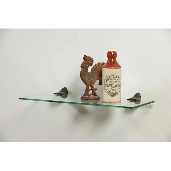 Capri 8x24 Clear Shelf Kit with Beak Brackets