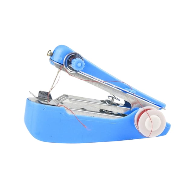 Maoww Durable Metal Overlock Sewing Machine For Home Repairs Portable And Convenient Lightweight blue