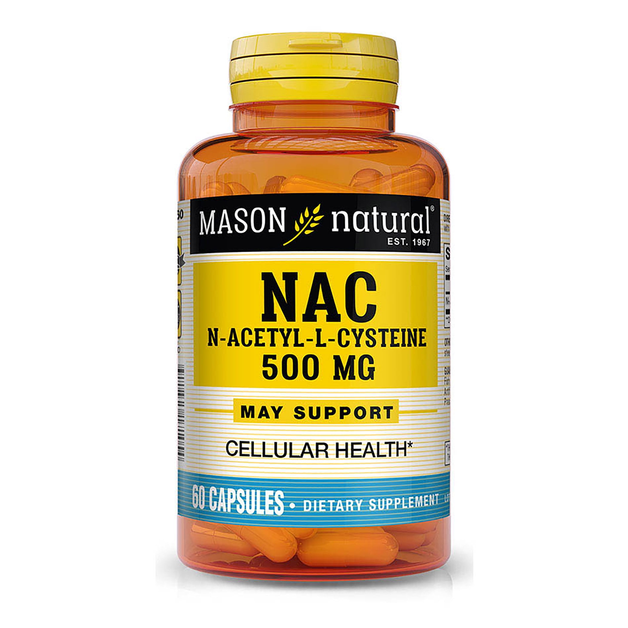 Mason Natural NAC N Acetyl L Cysteine 12 mg   Supports Cellular ...