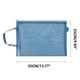 thumbnail image 2 of Bolsa de almacenamiento transparente de malla de nylon para almacenamiento en mano • Tamaño A4 35x25cm • Bolso con cremallera de gran capacidad para papelería, materiales artísticos y documentos, 2 of 2