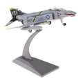 thumbnail image 1 of 3x Fighter Avión militar 1/100 - Modelo de exhibición de avión de en soporte - Hogar, estantería, decoraciones de Baoblaze Avión de combate americano del aeroplano, 1 of 8