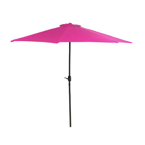 7 5 Outdoor Patio Market Umbrella With Hand Crank Hot Pink Walmart Com Walmart Com
