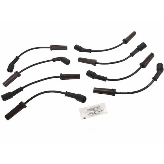 Spark Plug Wire Set - Compatible with 2001 - 2006 Chevrolet Silverado 2500 HD 6.0L V8 LQ4 VIN U - AC Delco