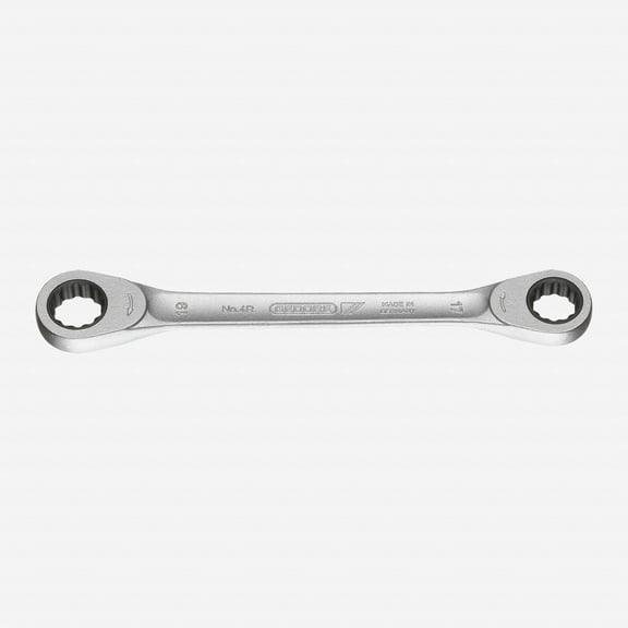 Gedore 4 R 10x13 Flat ring ratchet spanner 10x13 mm