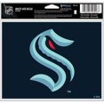 thumbnail image 1 of Seattle Kraken Multi-Use Decal Sticker 4.5"x6" Clear Back, 1 of 1