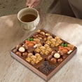 thumbnail image 5 of 9‑Grid Wooden Serving Platter, Multi Compartment Bamboo Appetizer Plate for Hot Pot Sushi, Reusable Cracker Cheese Tray for Home Restaurant(wwx), 5 of 5