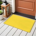 thumbnail image 5 of Yellow Large Area Rugs for Bedroom Living Room, Soft Non Slip Carpet Bedside Rug, Pure Yellow Rectangular Floor Cover Kitchen Accent Rug 2'x3' for Dining Room/Office, 5 of 9