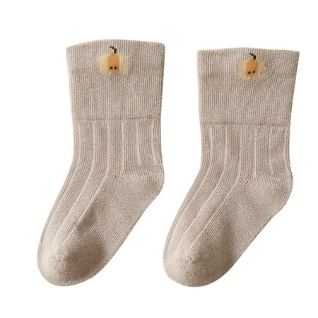 

Baby Autumn New Cartoon Cute Fresh And Comfortable Wide Rib Warm Socks Puppet Dress Women