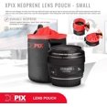 thumbnail image 2 of XPIX Small Neoprene Pouch Bag for DSLR Camera Lenses (Canon, Nikon, Sony, Olympus,Fujfilm,Panasonic, and More), 2 of 5
