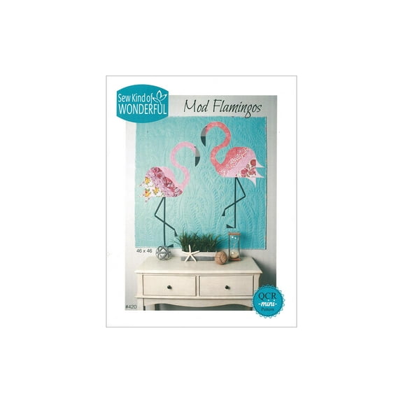 Mod Flamingos Pattern by Sew Kind of Wonderful
