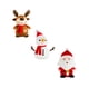 thumbnail image 1 of Muñeco de Peluche Navideño La Merced 3 Piezas Reno Santa Claus y Muñeco de Nieve, 1 of 4