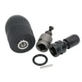 thumbnail image 3 of Keyless Drill Chuck, ABS High Carbon Steel Wear Resistant Drill Chuck  For Impact Wrench, 3 of 8