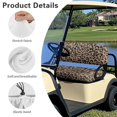 thumbnail image 6 of Uorisanigo Leopard Print Golf Cart Seat Covers Durable Front Seat Covers Golf Cart Seat Cover Sets Fits Two-Person Golf Cart Seats Golf Cart Accessories Seat Cushion Car Seat Protector, 6 of 7