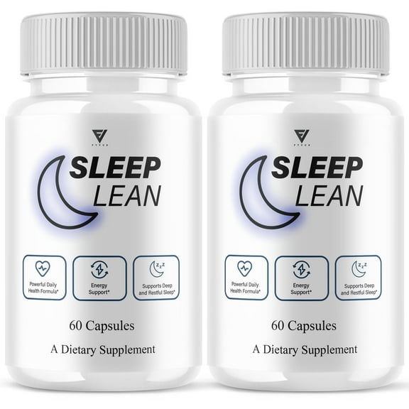 (2 Pack) Sleep Lean Capsules, Sleep Lean Maximum Strength Wellness Supplement Pills (120 Capsules)