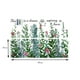 thumbnail image 3 of Adhesivo de Pared Extraíble con Diseño de Plantas Verdes Ks024 | Vinilo de Pvc para Dormitorio y Sala de Estar | Fácil de Despegar y Pegar | Arte Decorativo Impermeable para Paredes, Azulejos, Vidrio, 3 of 6