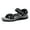 Black&Gray, variant on Men's Sport Sandals, Summer Casual Quick-Dry Strappy Sandals with Arch Support, Outdoor Walking Sandals