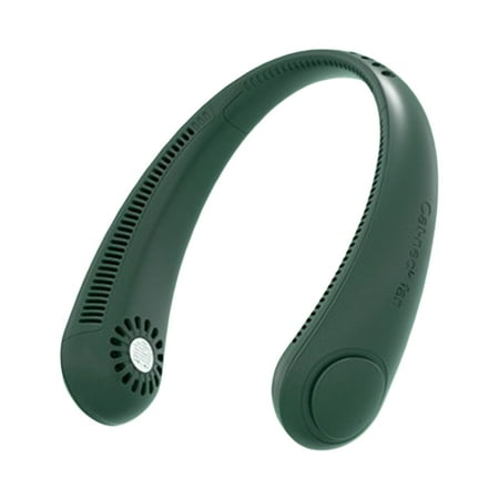 

BESTYO Portable USB Rechargeable Neck Hanging Fan Mini Air Cooler Conditioner 3 Speed Personal Fan for Traveling Outdoor Home Office