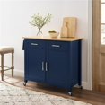 thumbnail image 1 of Tristan CF3034NA-NV Kitchen Island & Cart, Navy, 1 of 1
