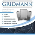 thumbnail image 7 of GRIDMANN 13" x 18" Commercial Grade Aluminum Cookie Sheet Baking Tray Jelly Roll Pan Half Sheet - 6 Pans, 7 of 7