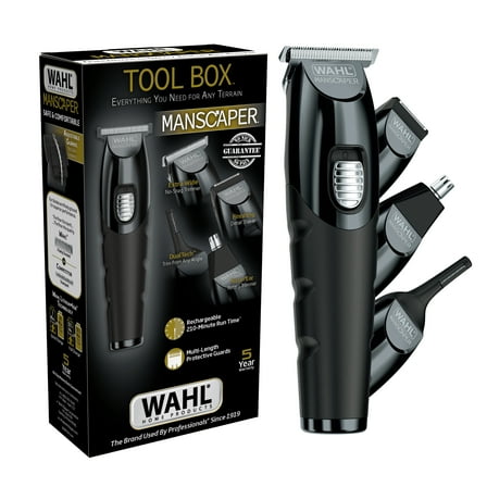 Wahl Manscaper Tool Box Rechargeable Trimmer for Trimming, Shaving, & Detailing for Men - 3024523
