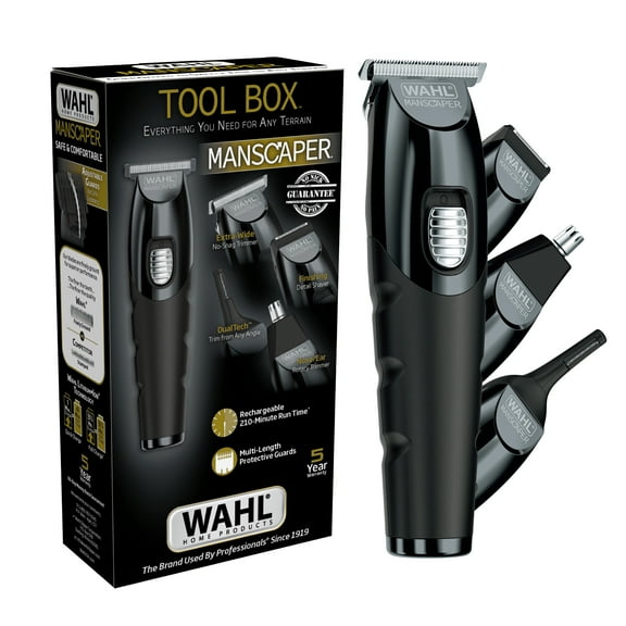 Wahl Manscaper Tool Box Rechargeable Trimmer for Trimming, Shaving, & Detailing for Men - 3024523