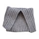 thumbnail image 2 of Bufanda de punto Yinane para el cuello Gris Bufanda calentadora de cuello de punto, 2 of 8