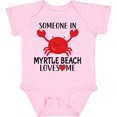 thumbnail image 3 of Inktastic Someone in Myrtle Beach Loves Me Boys or Girls Baby Bodysuit, 3 of 5