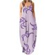 thumbnail image 2 of ICHUANYI Clearance Women's Fashion Sexy Vintage V Neck Sleeveless Printing Party Dresses(Purple, L) Ichaunyi WER2023080907935, 2 of 5
