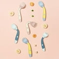 thumbnail image 3 of Coofit Kids Spoon Fork Set: Bendable Toddler Self Feeding Utensil Children Tableware, 3 of 10