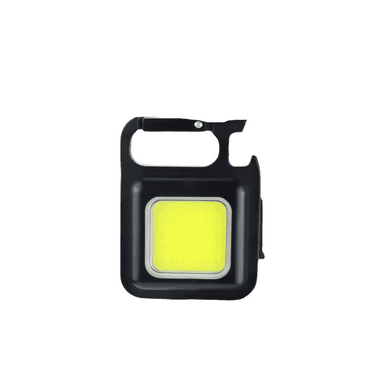 1 Pack COB Small Flashlight, Multifunctional 500 Lumen Rechargeable Keychain Mini Flashlight
