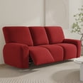 thumbnail image 4 of Housse Extensible pour Fauteuil Inclinable 2024 Housse de Canapé Simple Protecteur de Meubles Élastique Violet 1 Place, 4 of 8