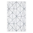 thumbnail image 3 of Unique Loom Matrix Trellis Collection Area Rug - Geometric (3' 3" x 5' 3" Rectangle White/Gray), 3 of 7