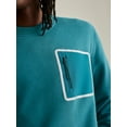 thumbnail image 3 of Bonobos Fielder Men's and Big Men's Fleece Crewneck Sweatshirt, Up to Size 3XL, 3 of 7