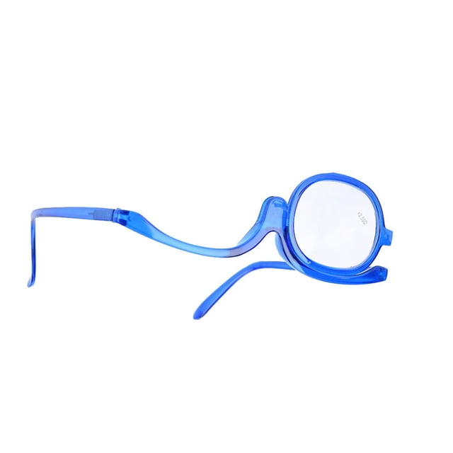 Gafas de maquillaje NikouMX con aumento para ojos color rojo azul negro