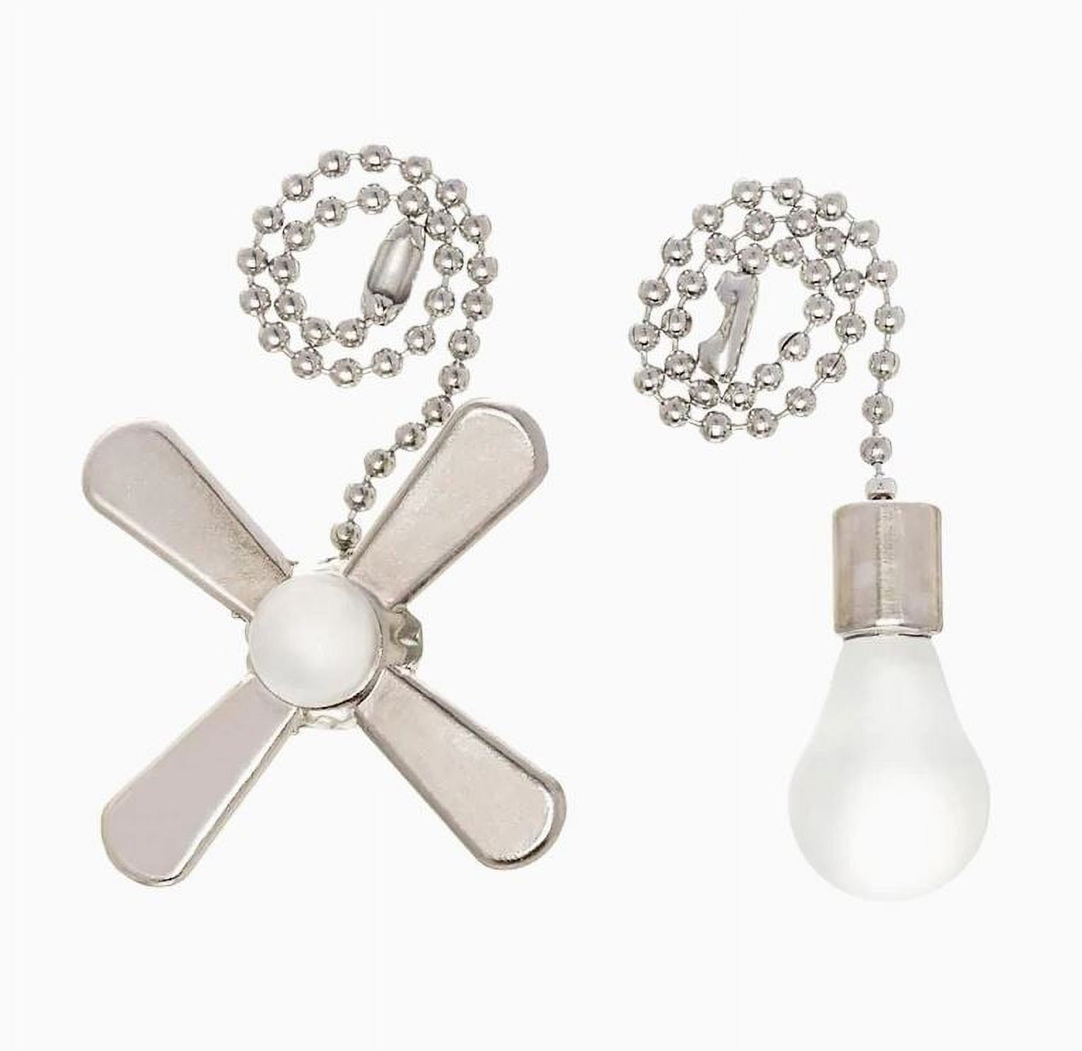 (2 pack) 7 inch SN Fan/Bulb Pull
