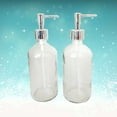 thumbnail image 5 of 2pcs 500ml Empty Glass Pump Lotion Bottles Containers Toiletry Bottles Simple Shampoo Container, 5 of 8