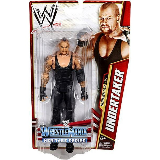 Mattel WWE Wrestling Undertaker WrestleMania Heritage Figure - Walmart ...