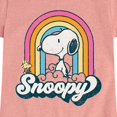 thumbnail image 3 of Peanuts - Snoopy Rainbow Clouds  - Toddler And Youth Girls Short Sleeve Graphic T-Shirt, 3 of 6