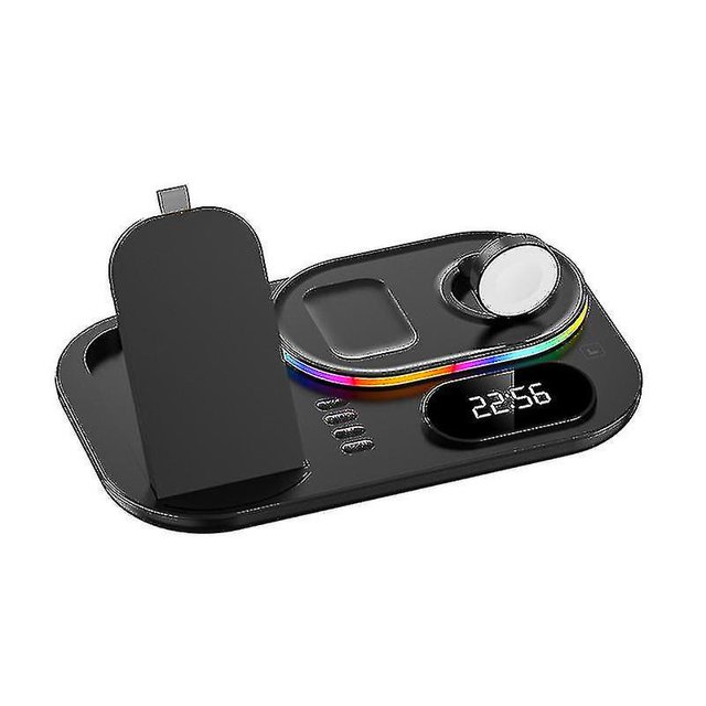3 en 1 Led S Qi Carga Stat 15w Inalámbrico