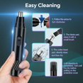 thumbnail image 5 of Fixdono Nose Hair Trimmer, Rechargeable Nose Ear Eyebrow Beard Facial Hair Trimmer for Men Women, 5 of 8