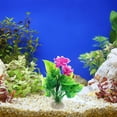 thumbnail image 6 of Unique Bargains 1pcs Fish Tank Aquarium Decorations Plants White Purple 5.91" PE Ceramics Plants for Aquarium Decor, 6 of 7