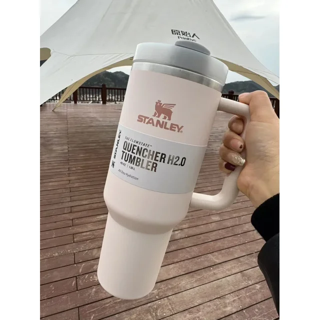 Stanley-taza de café térmica de acero inoxidable, vaso de viaje de gran capacidad, enfriador H2.0 FlowState, 30oz, nuevos colores