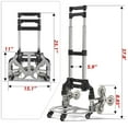 thumbnail image 5 of Foldable Trolley Dolly Shopping Cart Stair Climber 330Lb 10 Wheels Removable Bag, 5 of 7