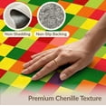 thumbnail image 6 of ODIKA Bedside Checkered Retro Block Hopscotch Border Storybook Grid Pet Friendly & Kids Safe Play for Playroom, Bedroom, Reading Nook, 6 of 7