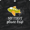 thumbnail image 4 of Inktastic My First Plane Trip Airplane Travel Boys or Girls Toddler T-Shirt, 4 of 5