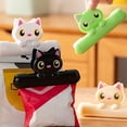 thumbnail image 6 of 1Pc Cute Cat Shaped Food Bag Sealing Clips, Reusable Plastic Snack Package Air Tight Seal Holder, Cartoon Chip Bag Resealing Clamp, Kitchen Food Storage Clip, Household Snack Pouch Accessory, 6 of 7