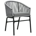 thumbnail image 2 of vidaXL 7 Piece Garden Dining Set Grey, 2 of 4