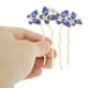 thumbnail image 5 of Peines Decorativos de Bargains Únicos Peine de Mariposa de Strass Peine Lateral de Novia Accesorios para Estilo Elegante Azul, 5 of 7