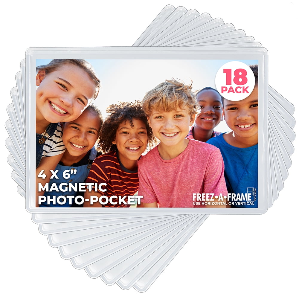 FreezAFrame Clear Photo Frames 4 x 6 (Pack of 18)