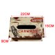 thumbnail image 4 of Caja de pañuelos retro con cubierta de madera, papel facial para decoración de bar, peluquería, almacenamiento de belleza Estilo blanco, 4 of 8